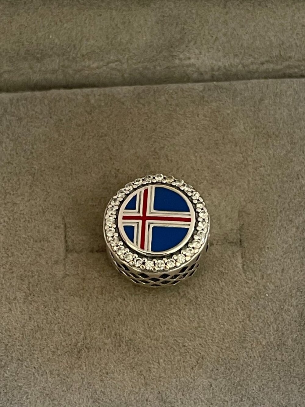 Pandora Iceland Flag Exclusive Charm Bead